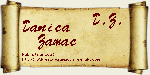 Danica Žamac vizit kartica